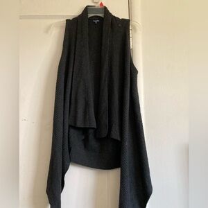Splendid Gray Asymmetrical Shrug Sweater